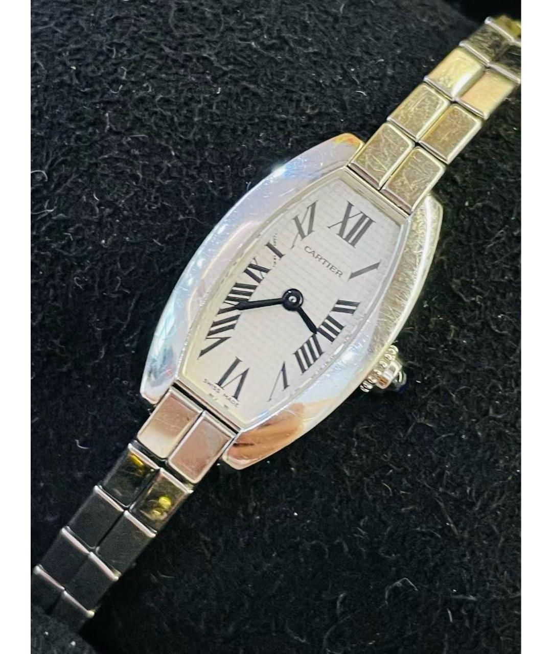 CARTIER Серебряные часы из белого золота, фото 2