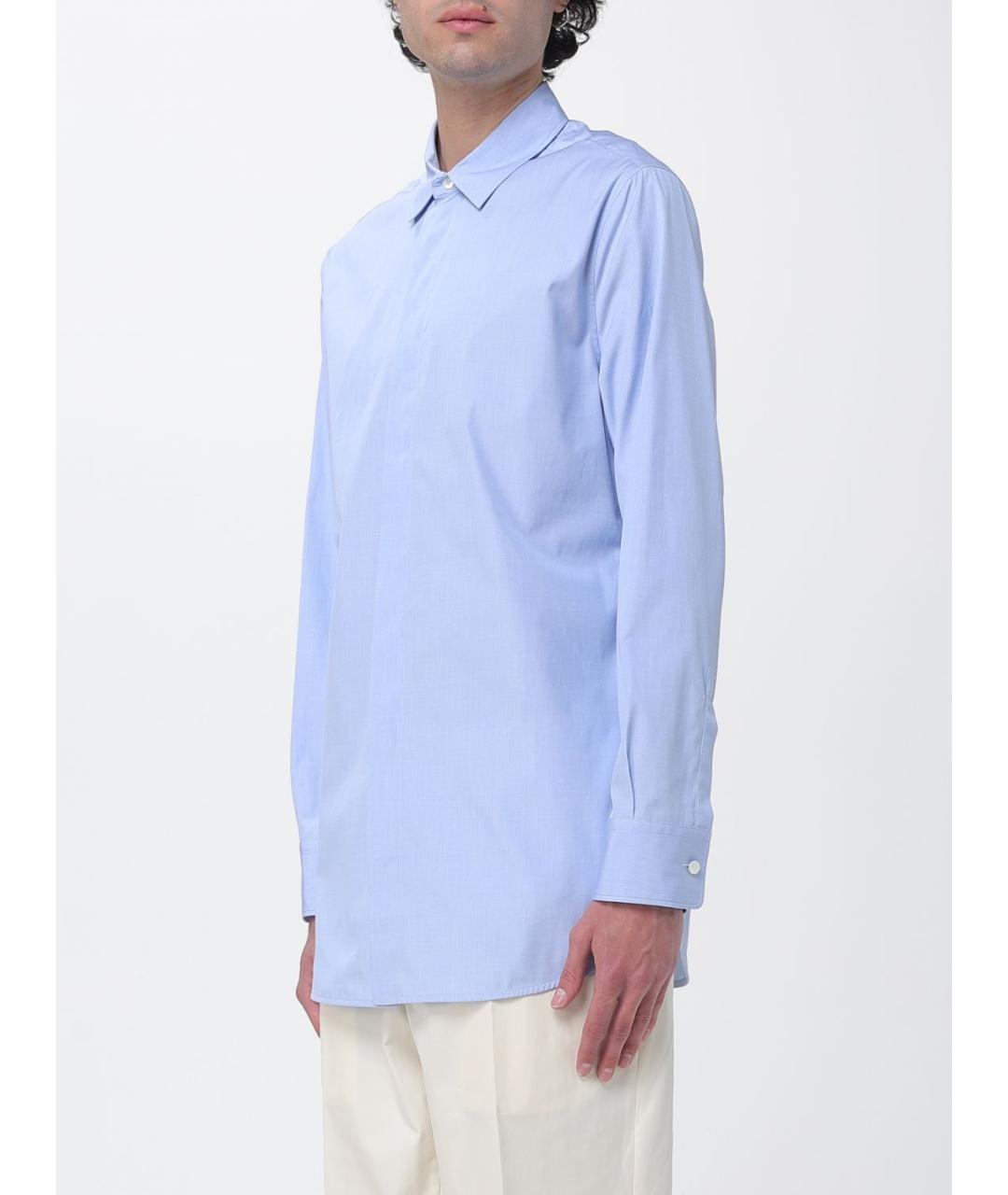 JIL SANDER Голубая кэжуал рубашка, фото 4