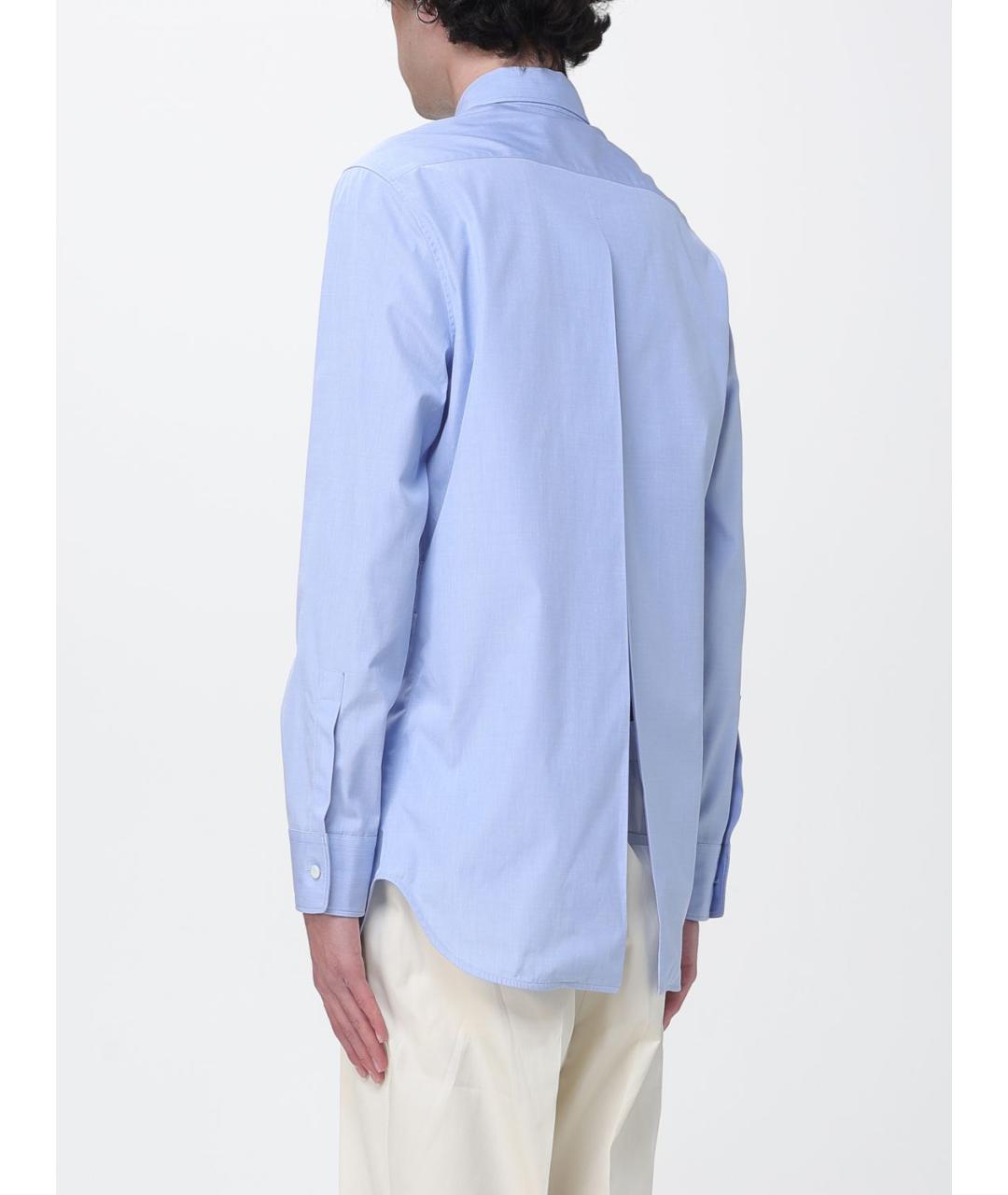 JIL SANDER Голубая кэжуал рубашка, фото 3