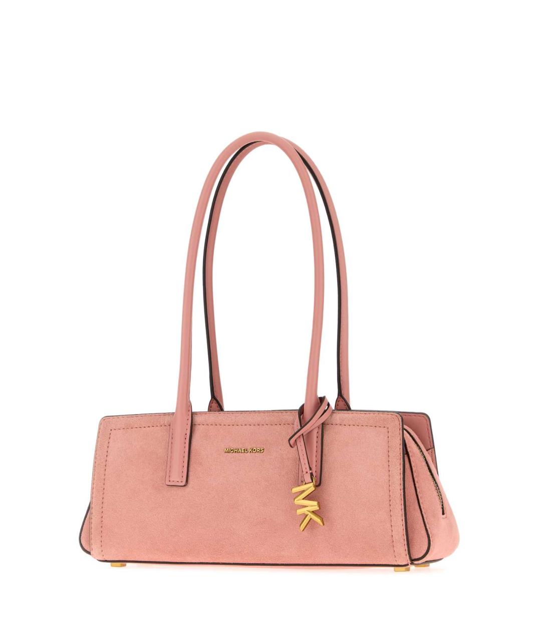 MICHAEL KORS Розовая кожаная сумка через плечо, фото 2