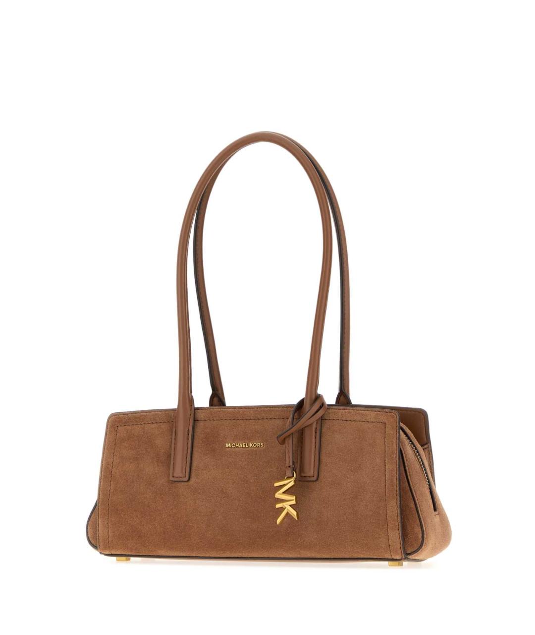 MICHAEL KORS Бежевая замшевая сумка через плечо, фото 2
