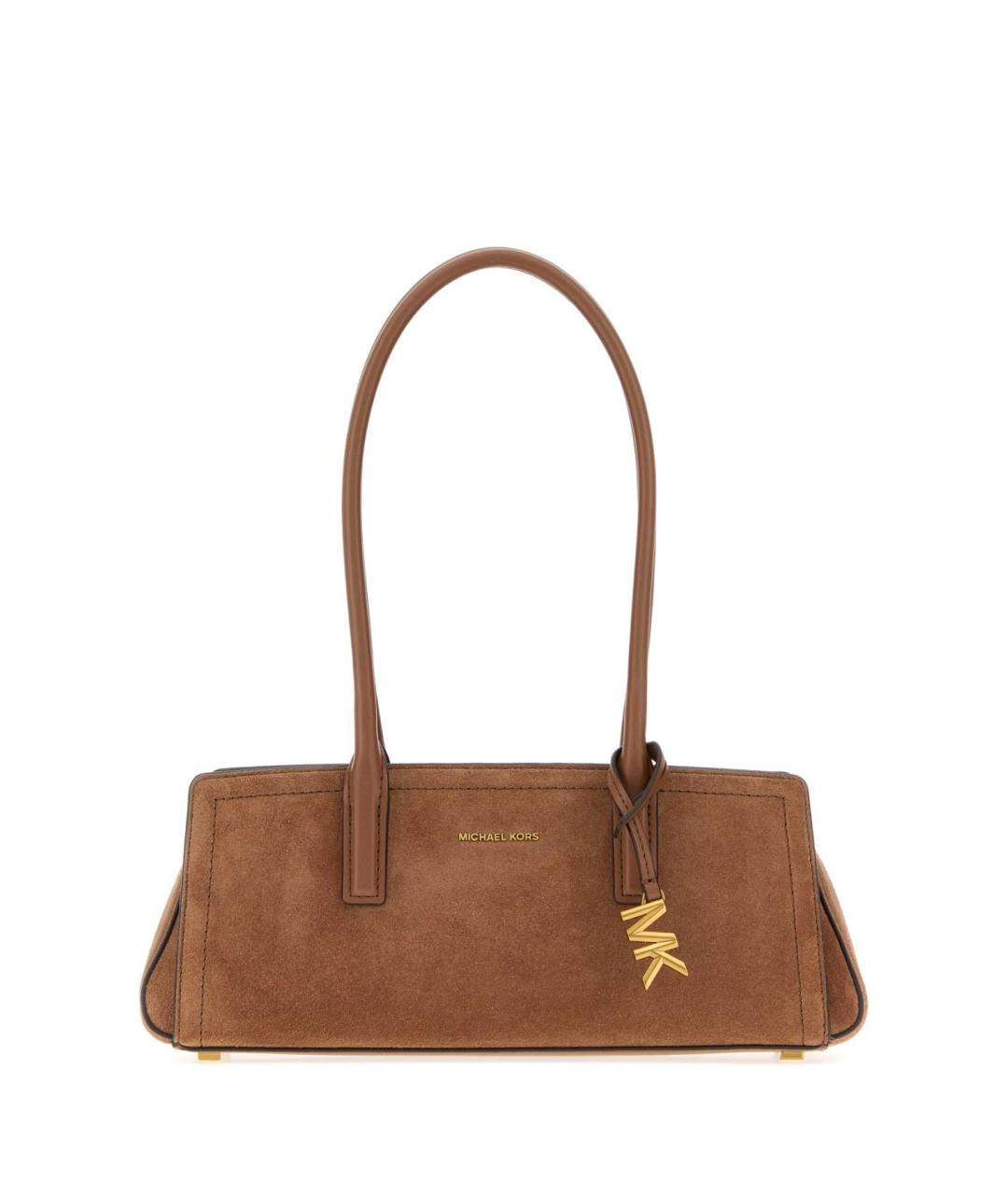 MICHAEL KORS Бежевая замшевая сумка через плечо, фото 1