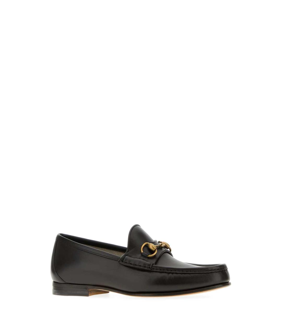 GUCCI Коричневые кожаные лоферы, фото 2