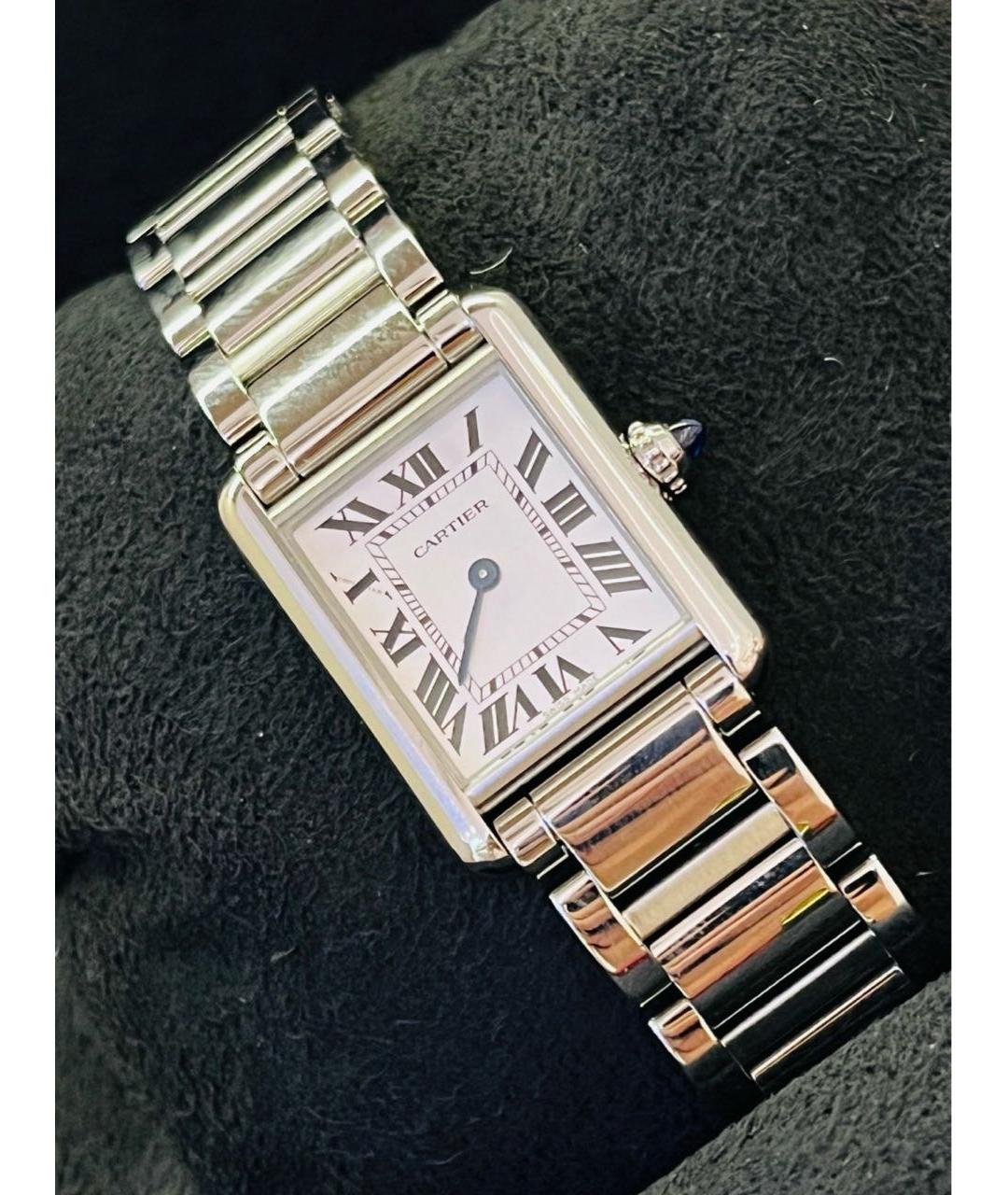 CARTIER Серебряные часы, фото 3
