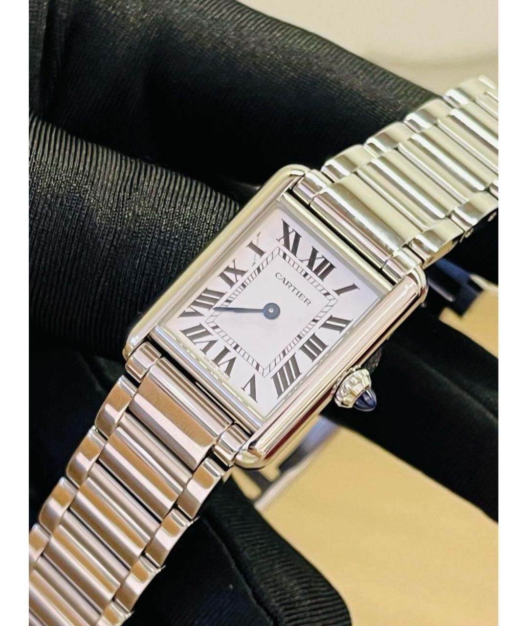 CARTIER Серебряные часы, фото 7
