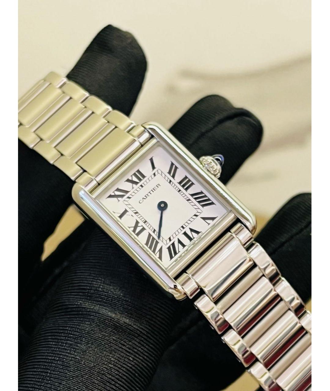 CARTIER Серебряные часы, фото 6