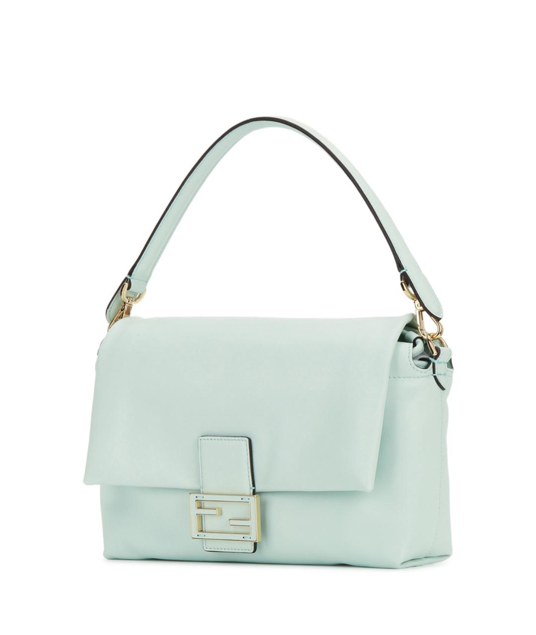 FENDI Зеленая кожаная сумка через плечо, фото 2