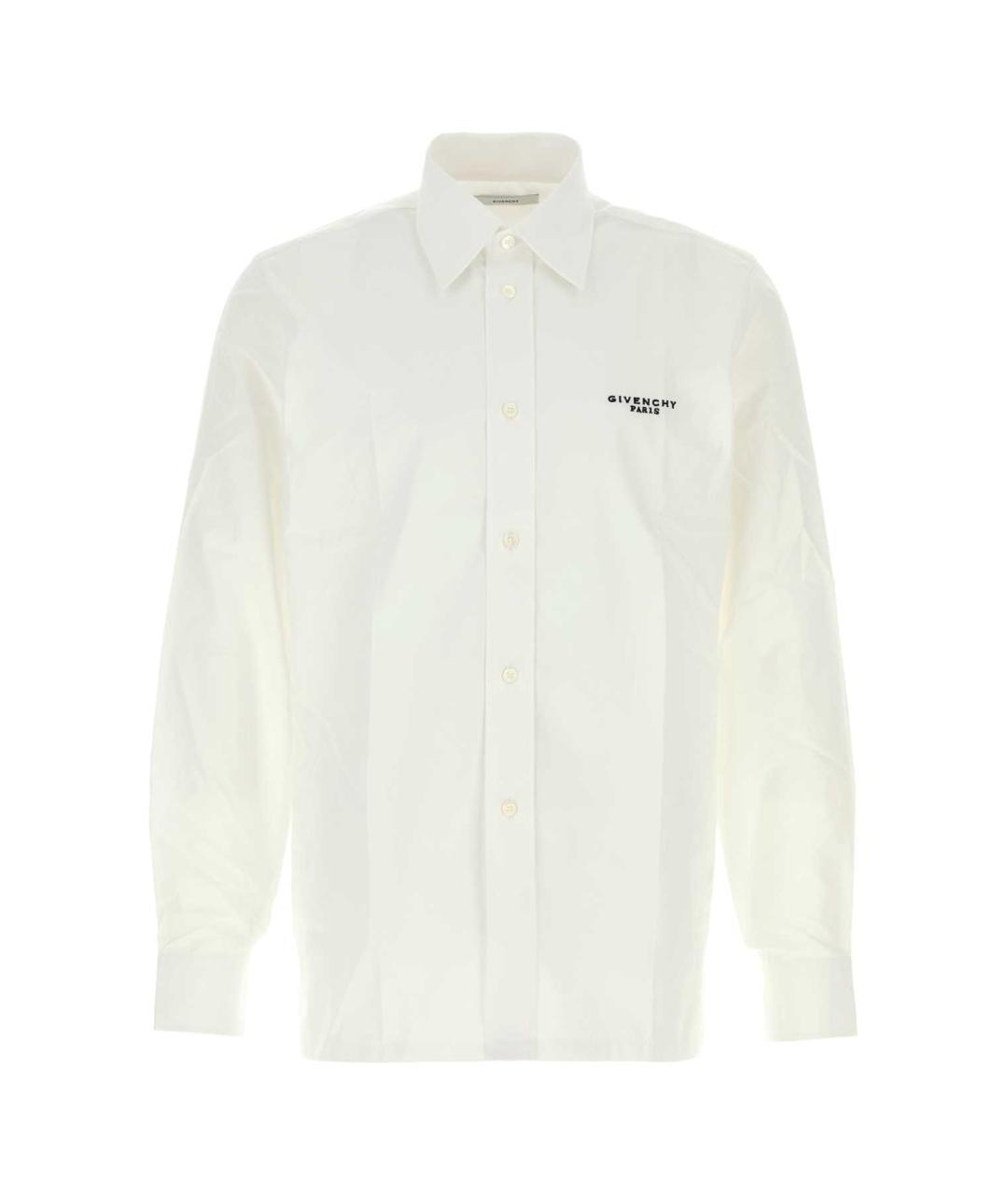 GIVENCHY Белая хлопковая кэжуал рубашка, фото 1