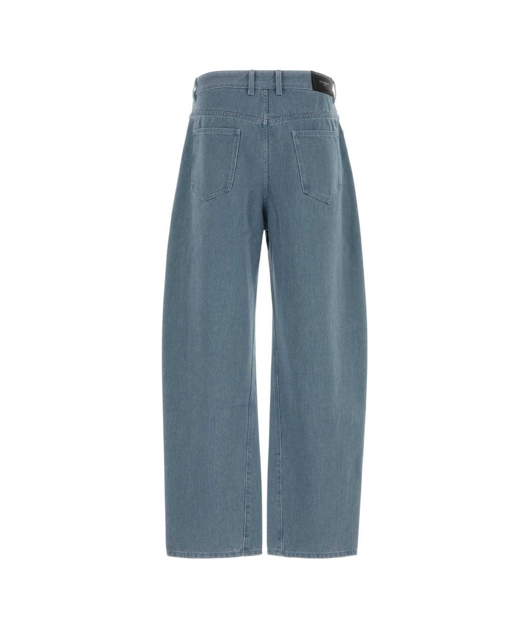 GIVENCHY Голубые хлопковые прямые джинсы, фото 2