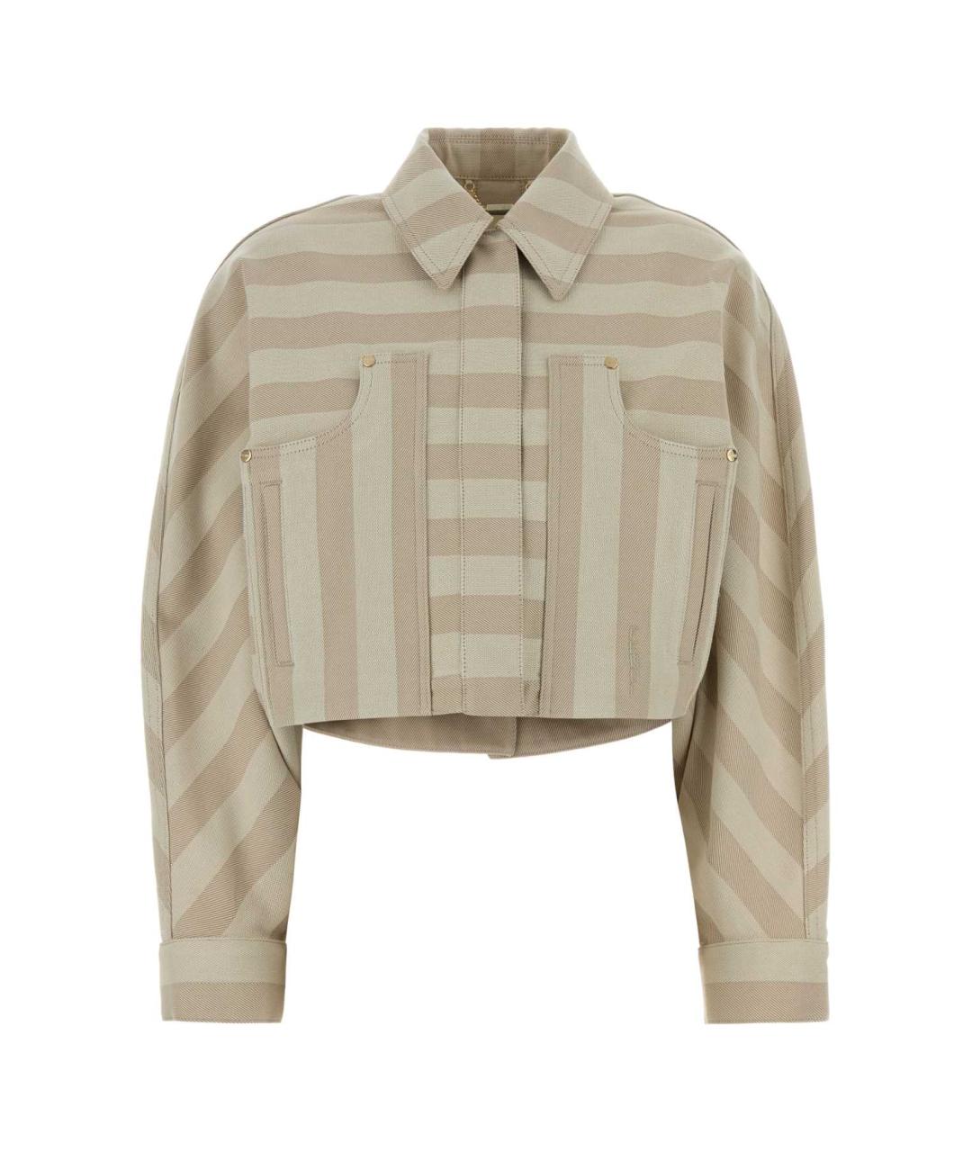 FENDI Мульти хлопковая куртка, фото 1