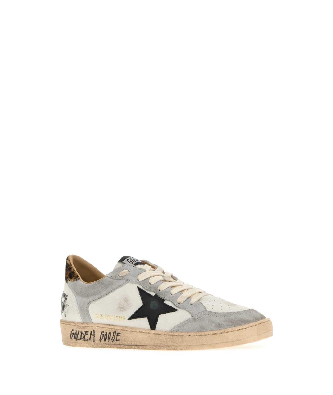 GOLDEN GOOSE Мульти кожаные низкие кроссовки / кеды, фото 2