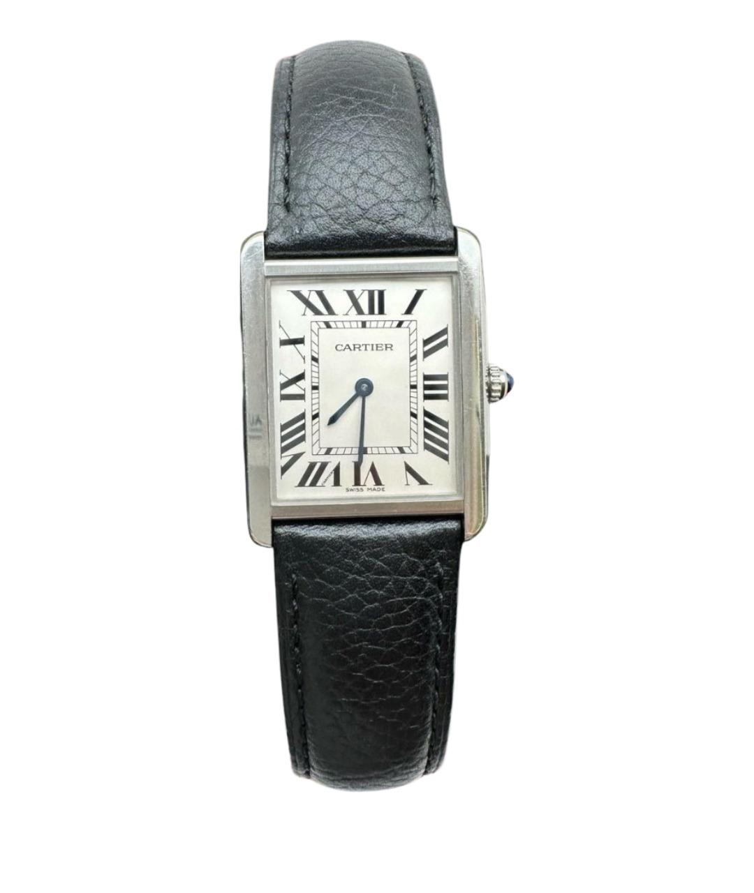 CARTIER Черные часы, фото 1