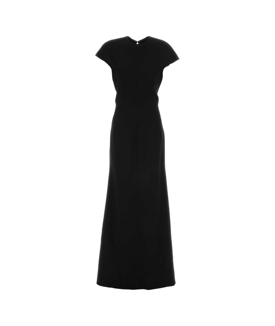 JIL SANDER Черное шерстяное платье, фото 1