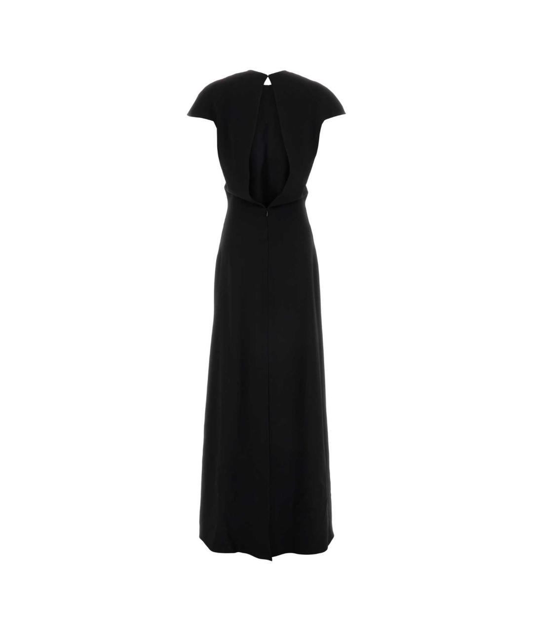 JIL SANDER Черное шерстяное платье, фото 2