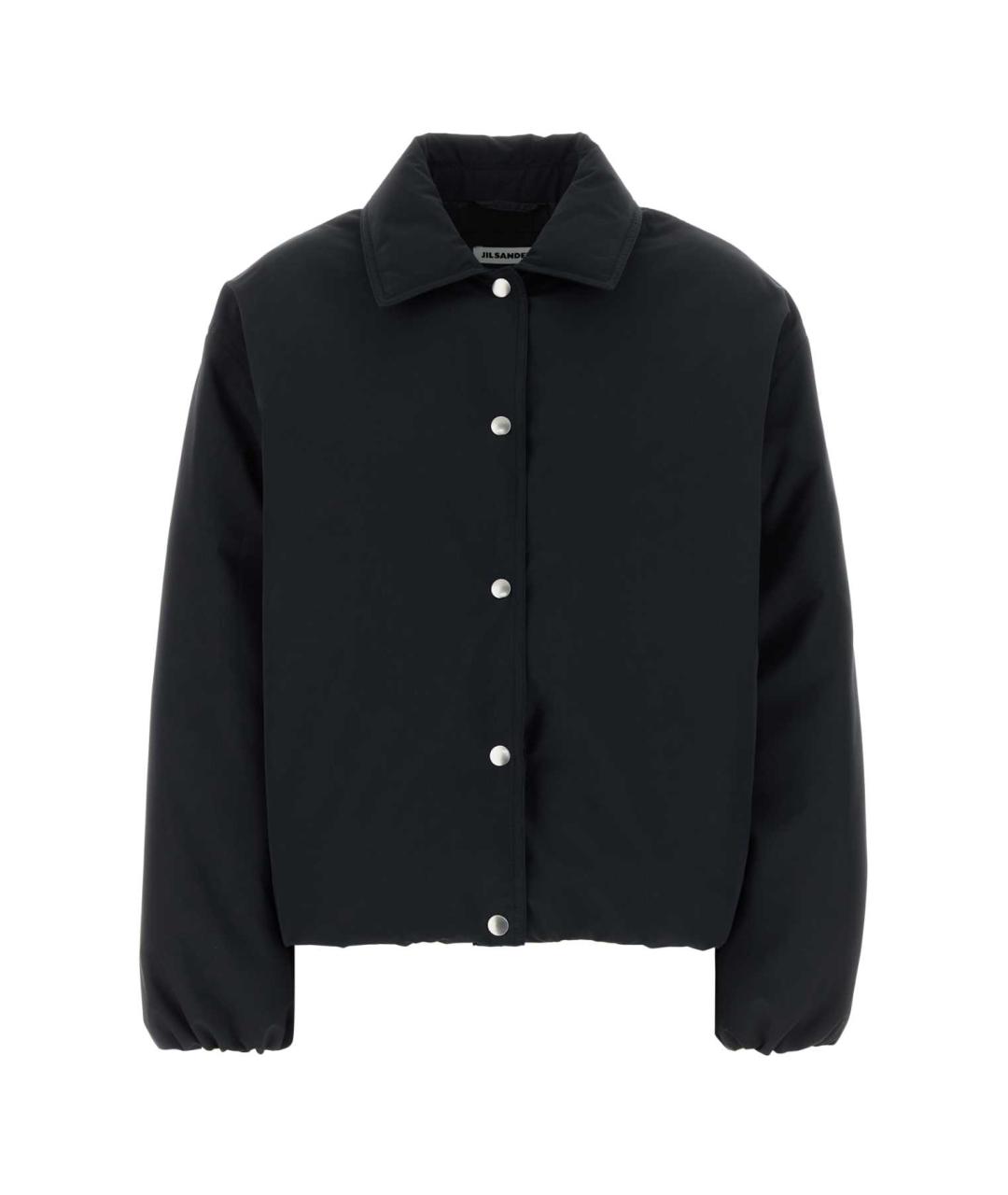 JIL SANDER Черная полиэстеровая куртка, фото 1