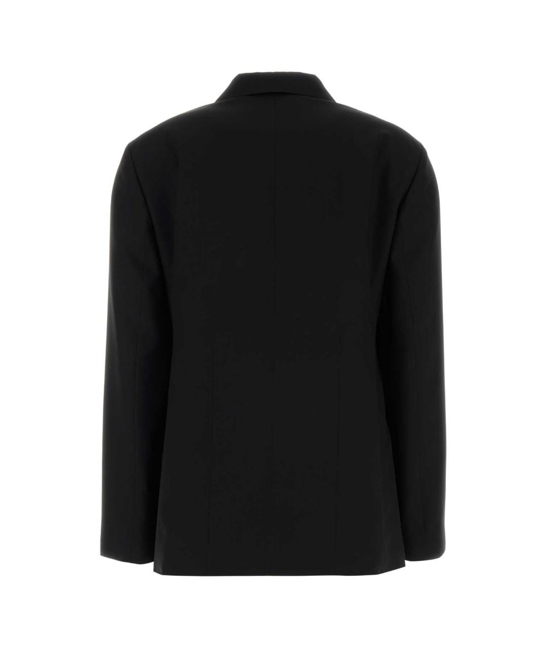 JIL SANDER Черный шерстяной жакет/пиджак, фото 2