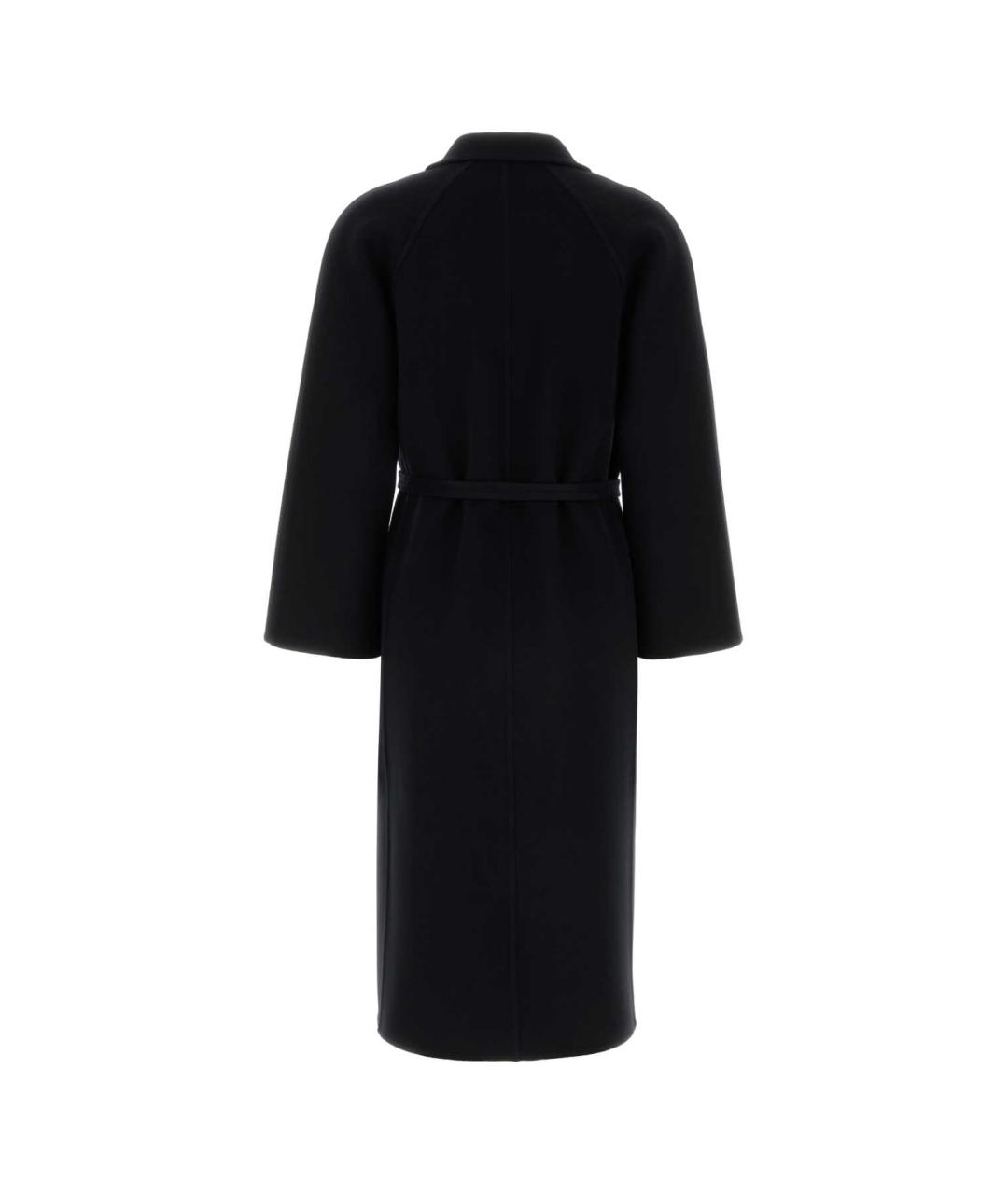 JIL SANDER Черное шерстяное пальто, фото 2