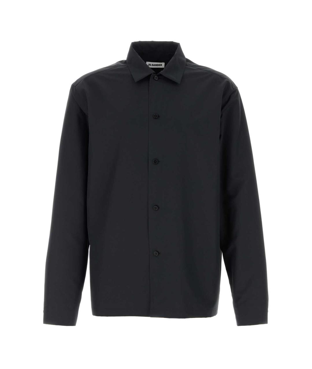 JIL SANDER Черная кэжуал рубашка, фото 1