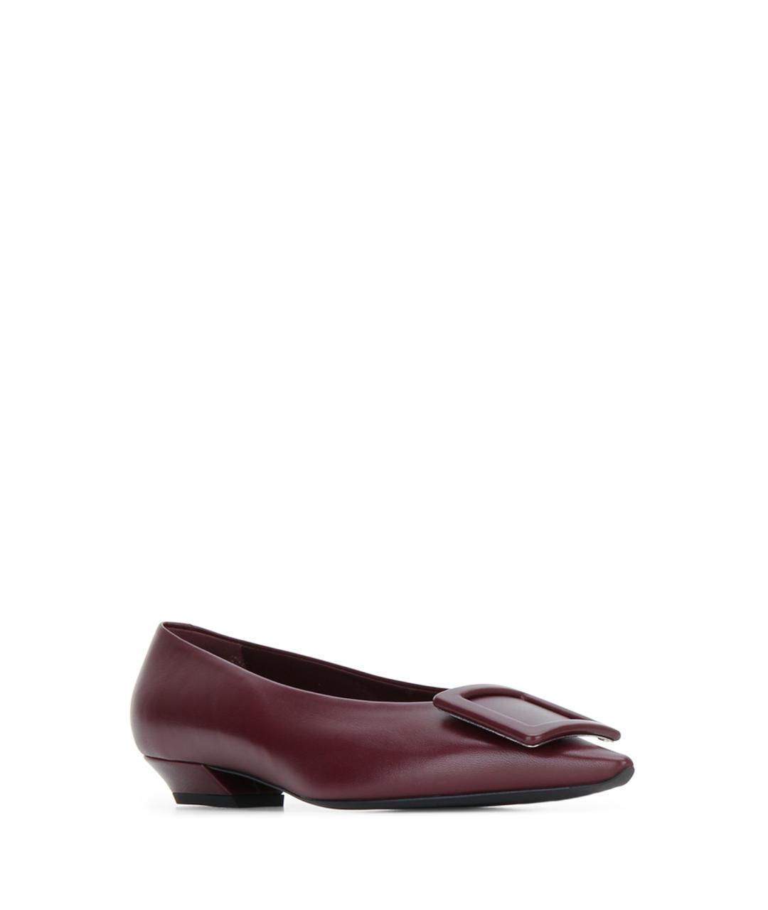 ROGER VIVIER Бордовые туфли, фото 2