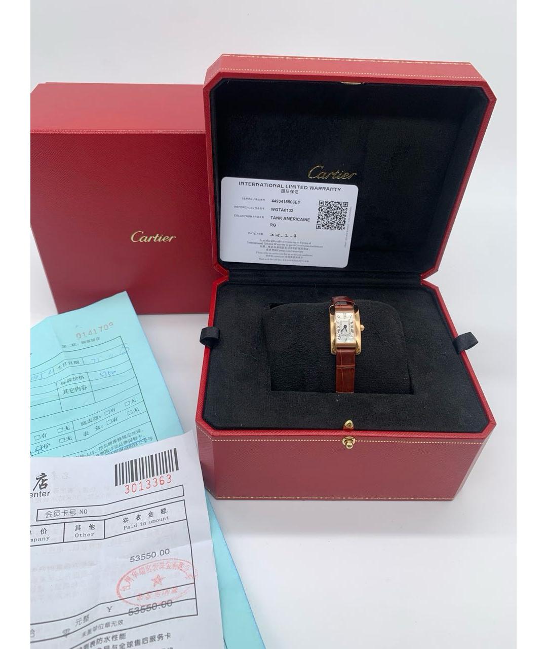 CARTIER Золотые часы из розового золота, фото 2
