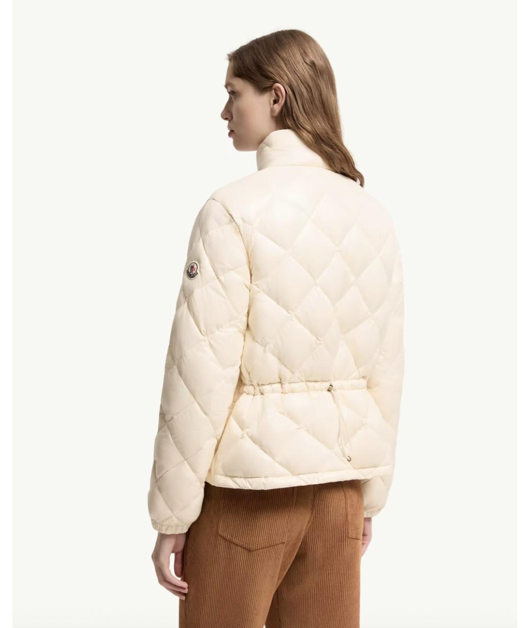 MONCLER Белый пуховик, фото 4