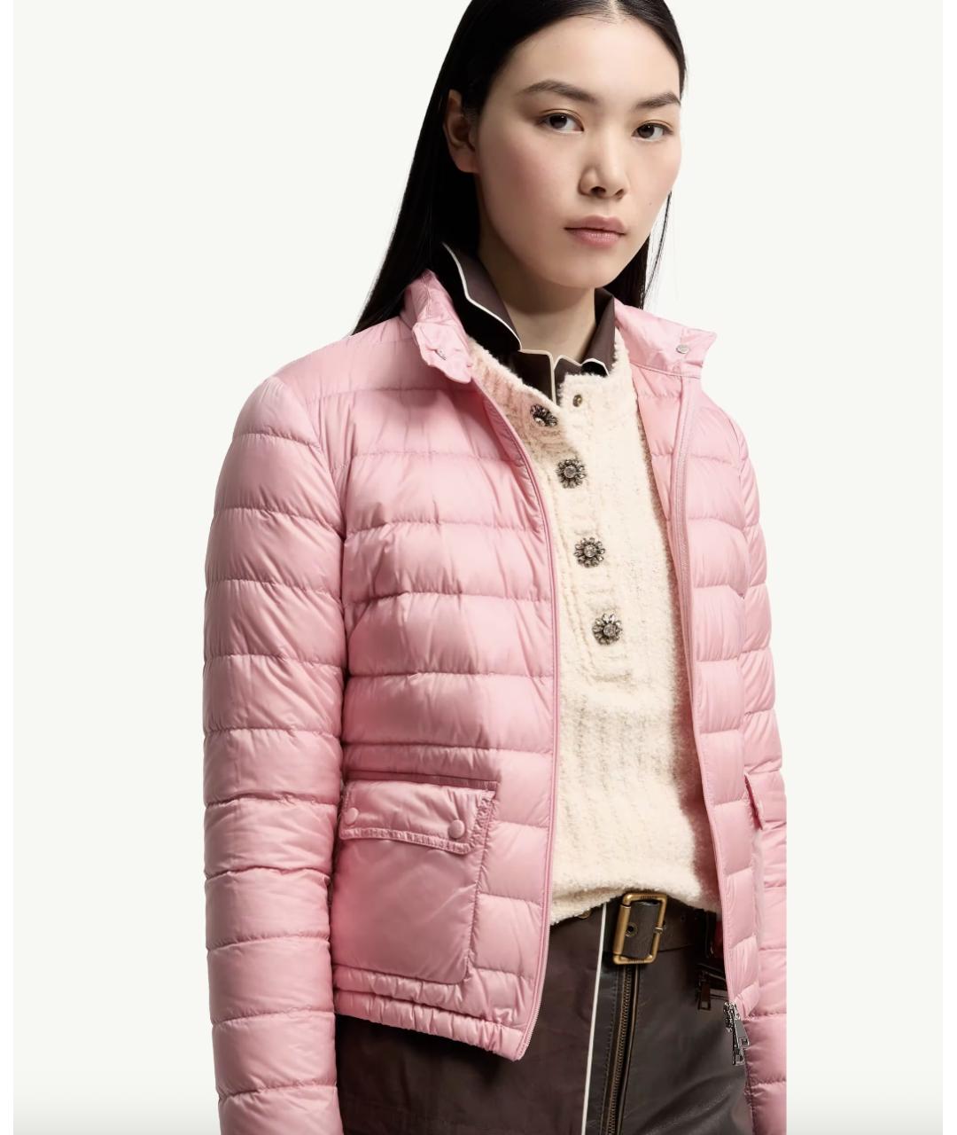 MONCLER Розовая куртка, фото 5
