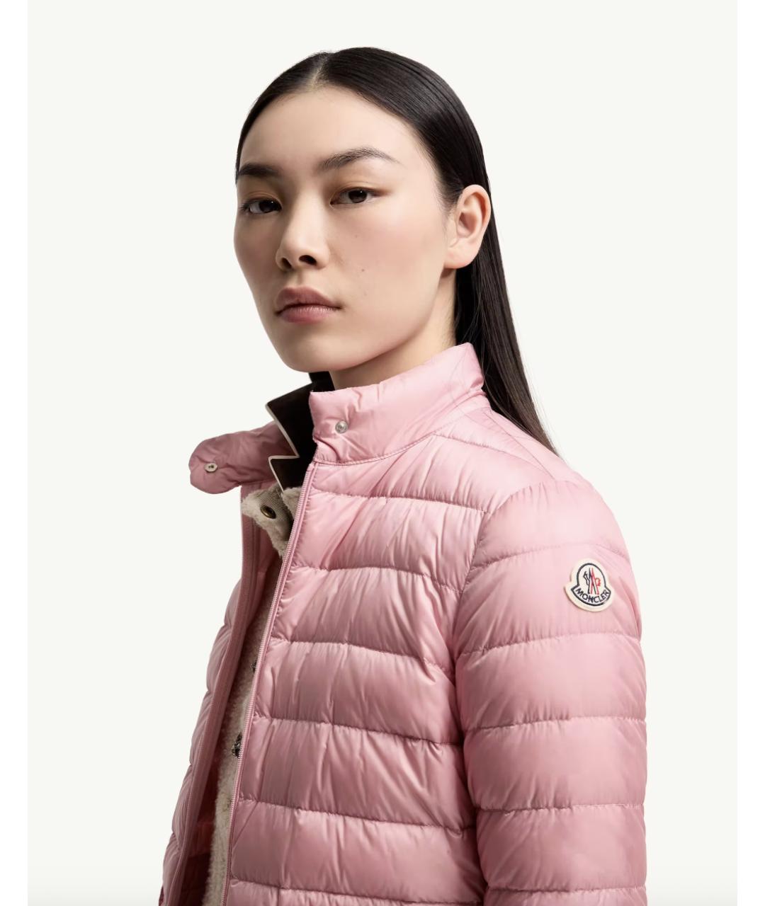 MONCLER Розовая куртка, фото 2