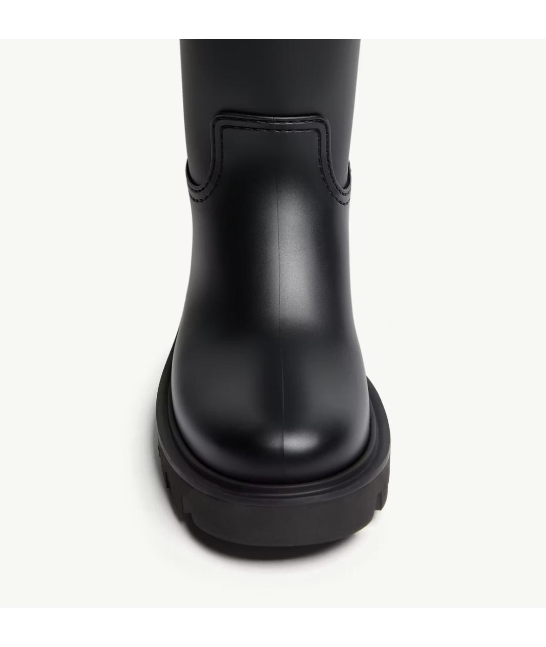 MONCLER Черные резиновые сапоги, фото 3