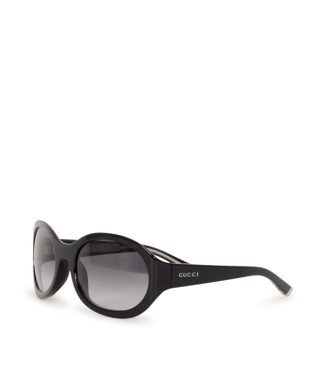 GUCCI Черные пластиковые солнцезащитные очки, фото 4