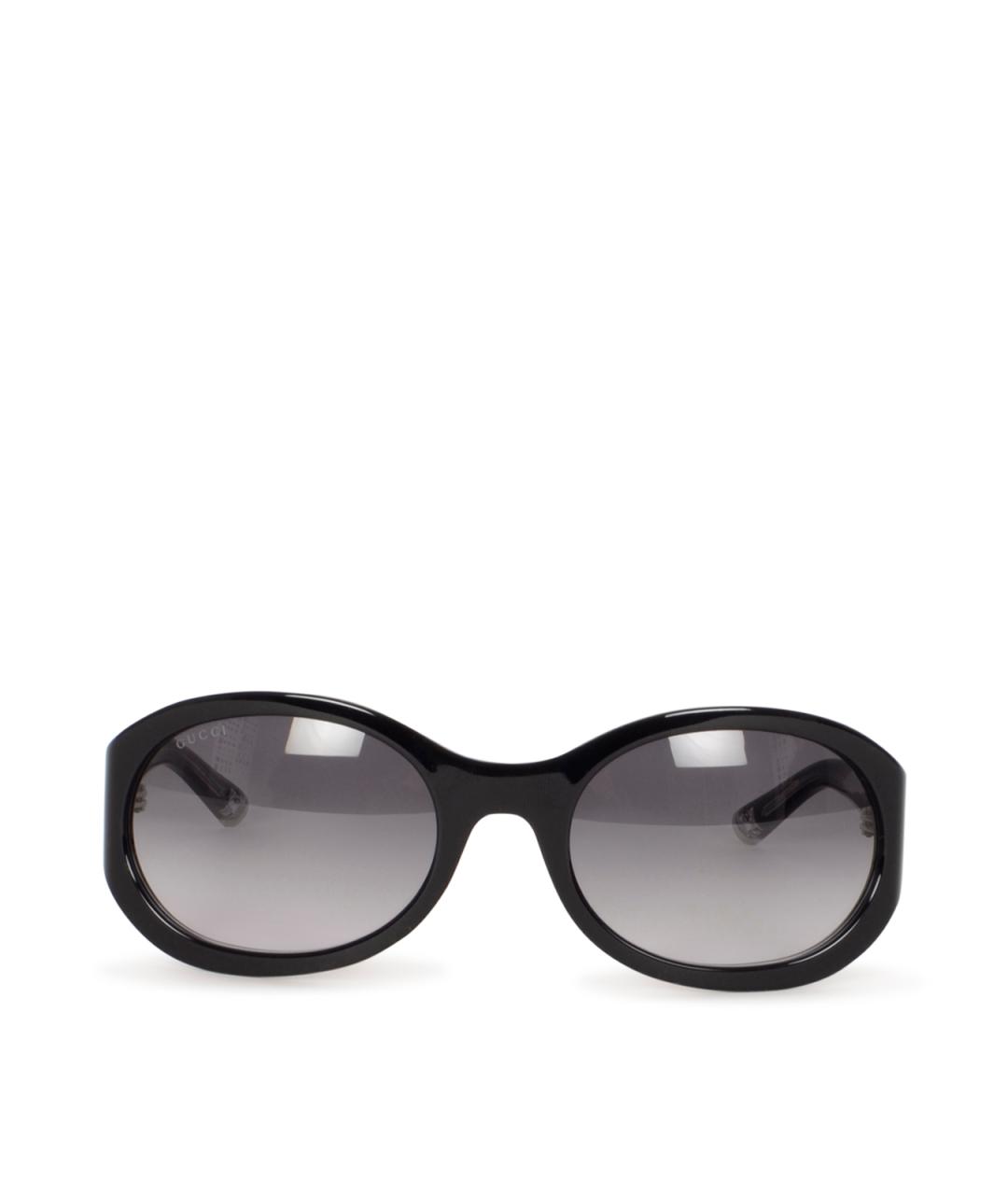 GUCCI Черные пластиковые солнцезащитные очки, фото 1