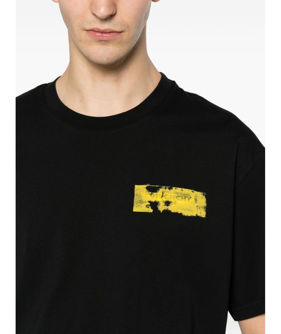 GIVENCHY Черная хлопковая футболка, фото 3