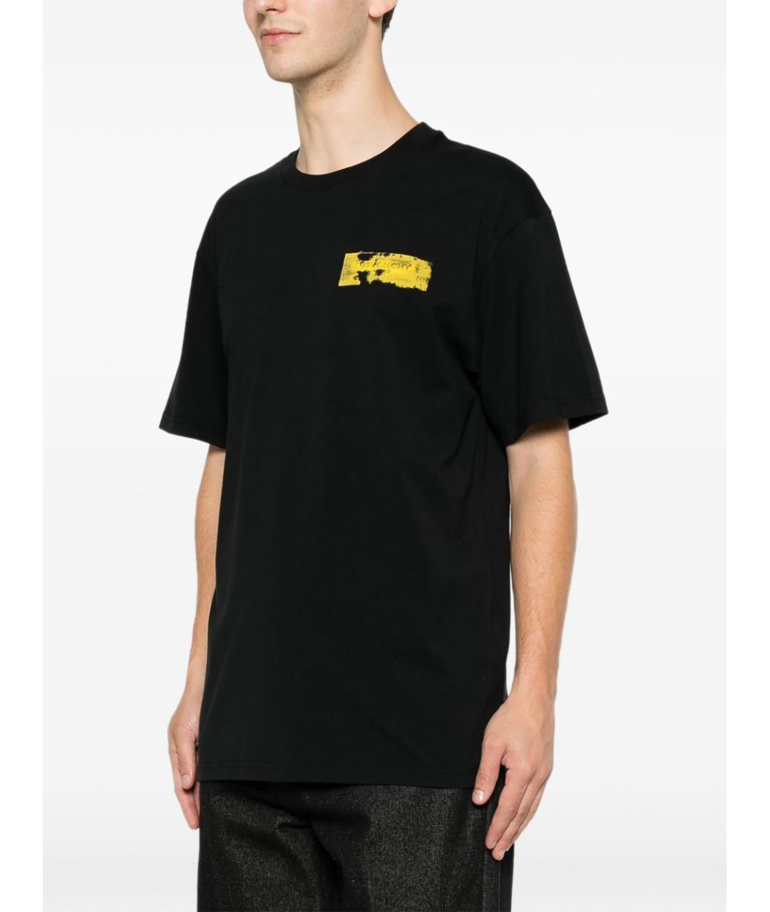 GIVENCHY Черная хлопковая футболка, фото 5