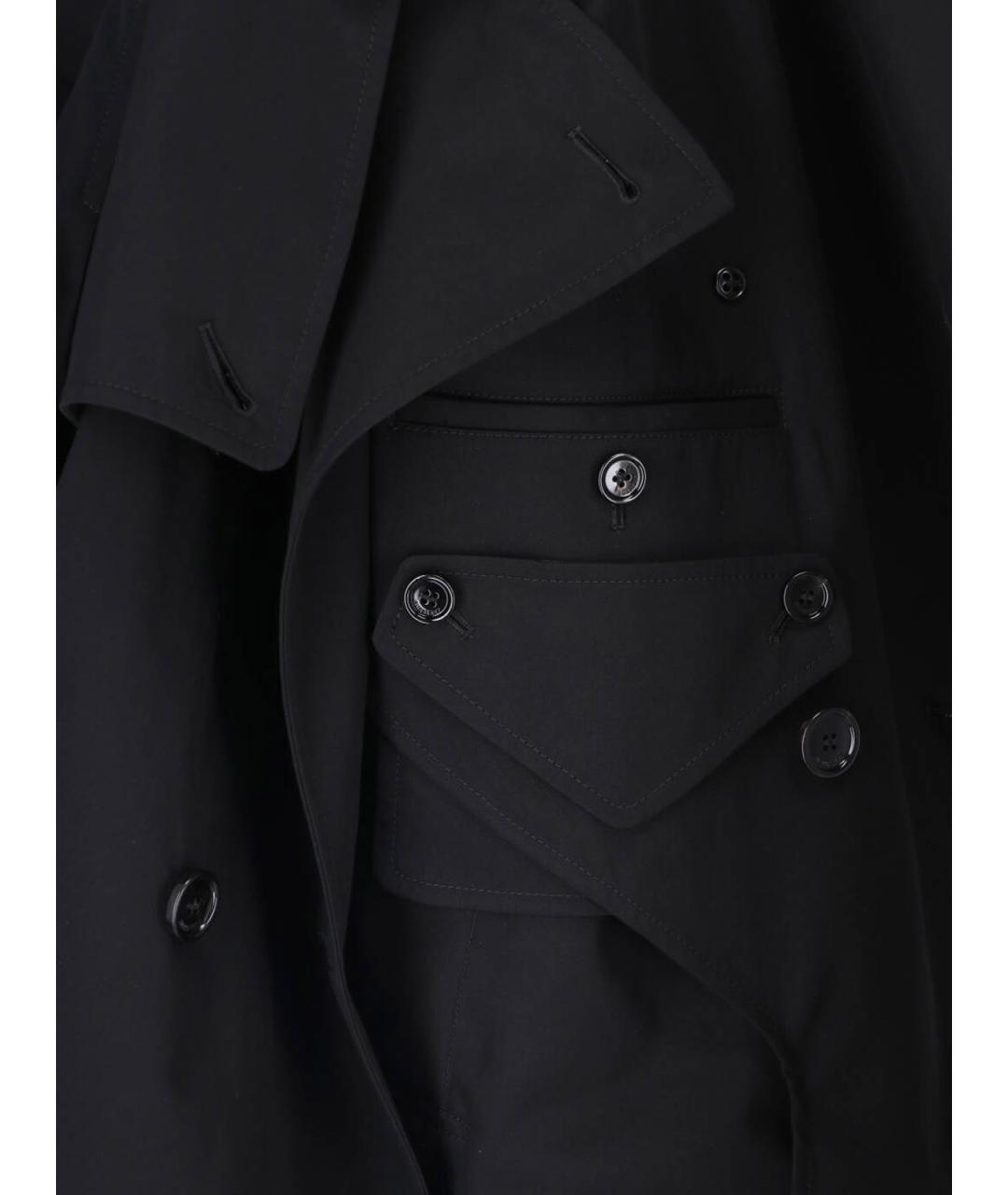 BURBERRY Черная хлопковая куртка, фото 5