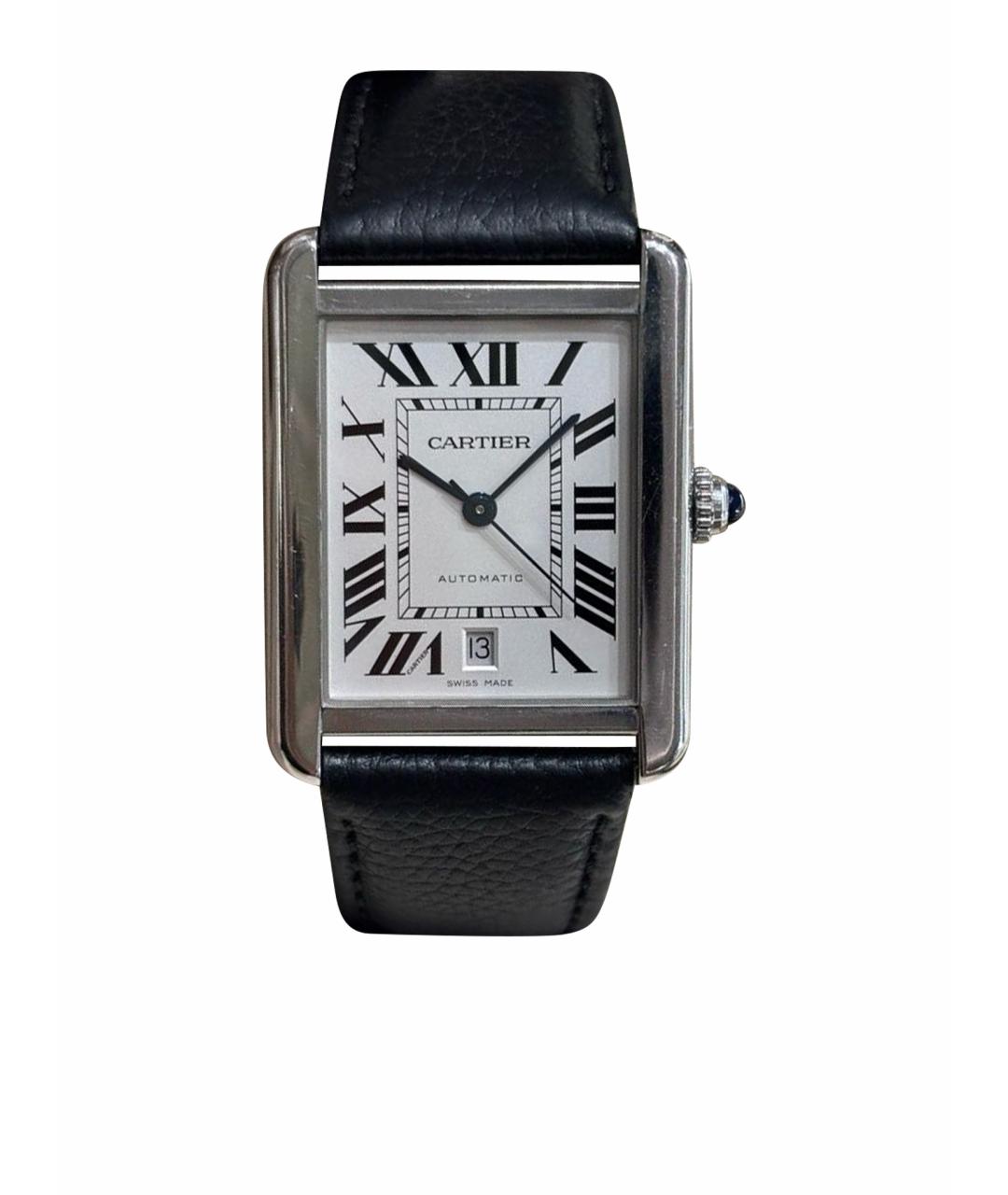 CARTIER Черные часы, фото 1