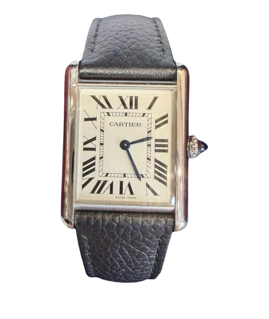 CARTIER Черные часы, фото 1