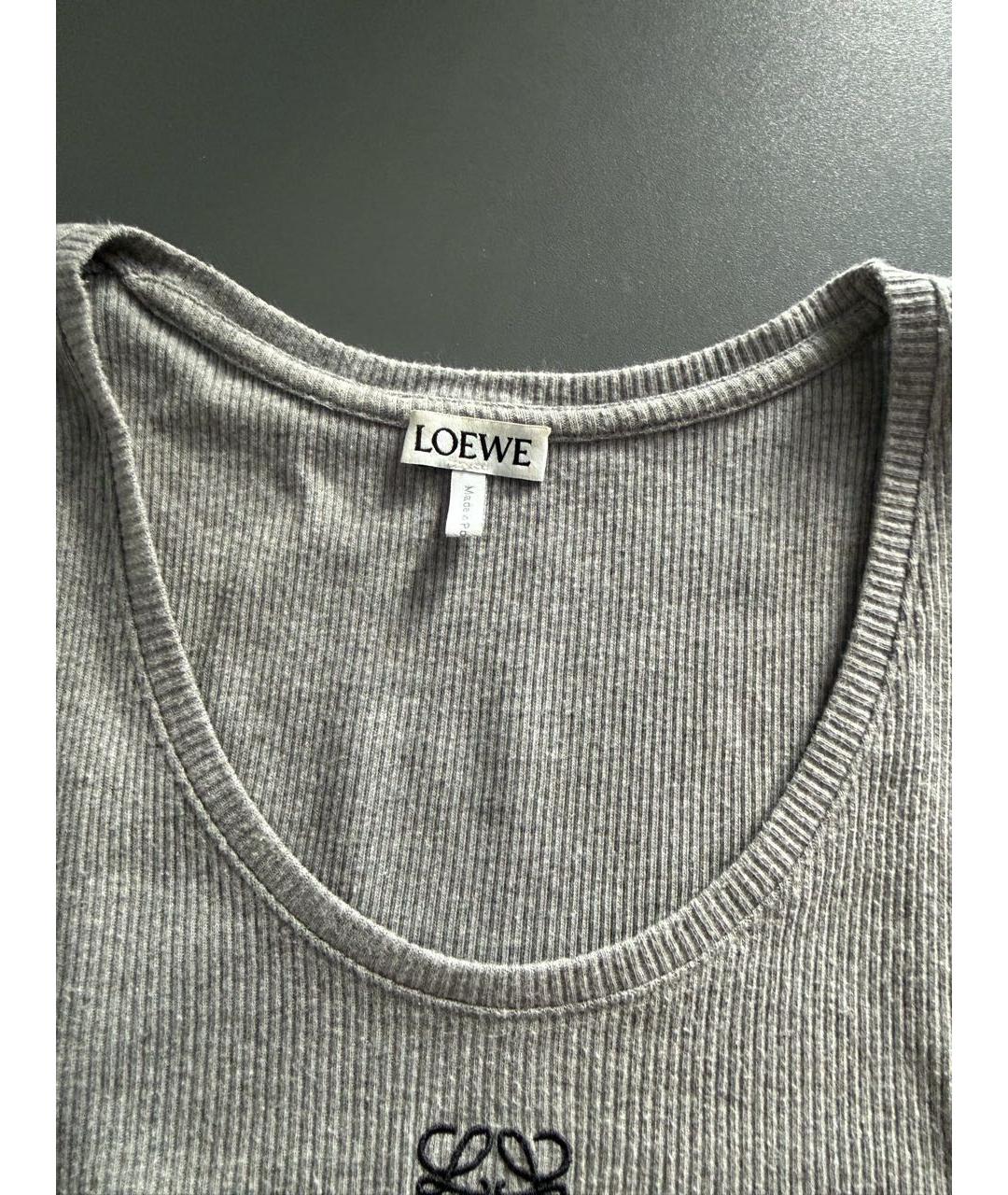 LOEWE Серая футболка, фото 6