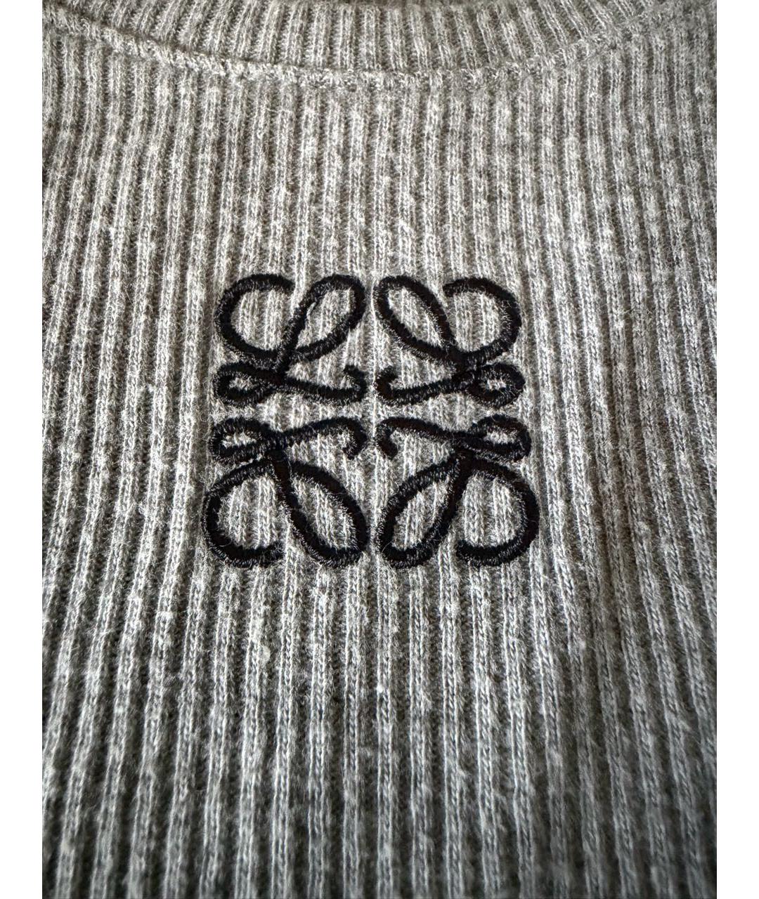 LOEWE Серая футболка, фото 3