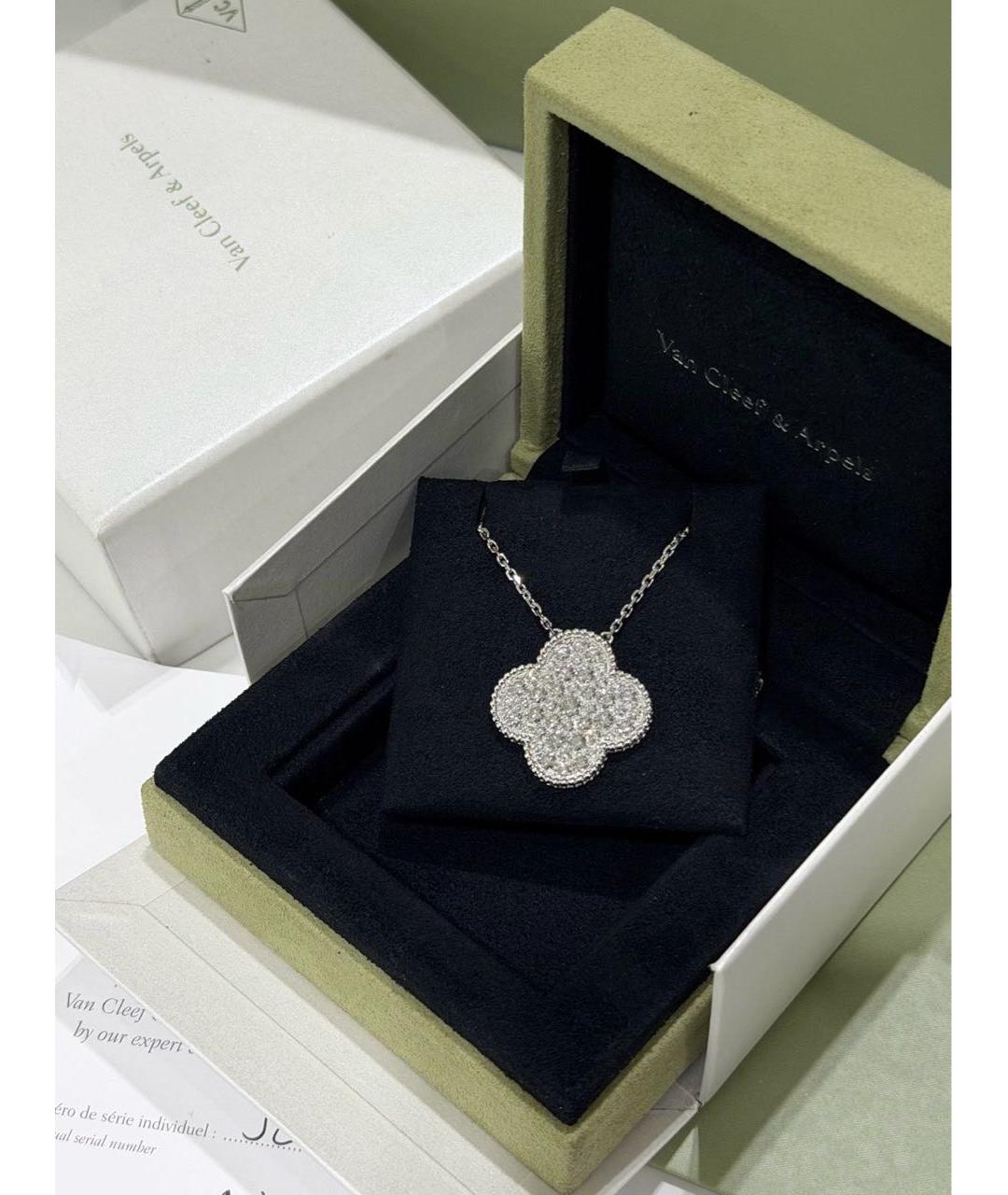 VAN CLEEF & ARPELS Серебряное колье из белого золота, фото 5