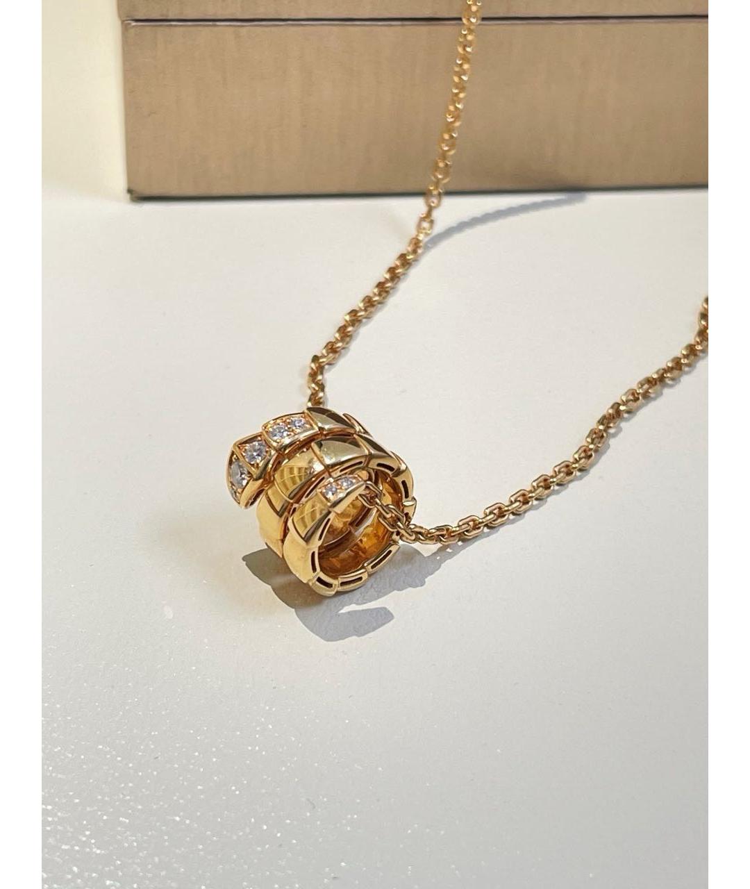 BVLGARI Золотое колье из розового золота, фото 4