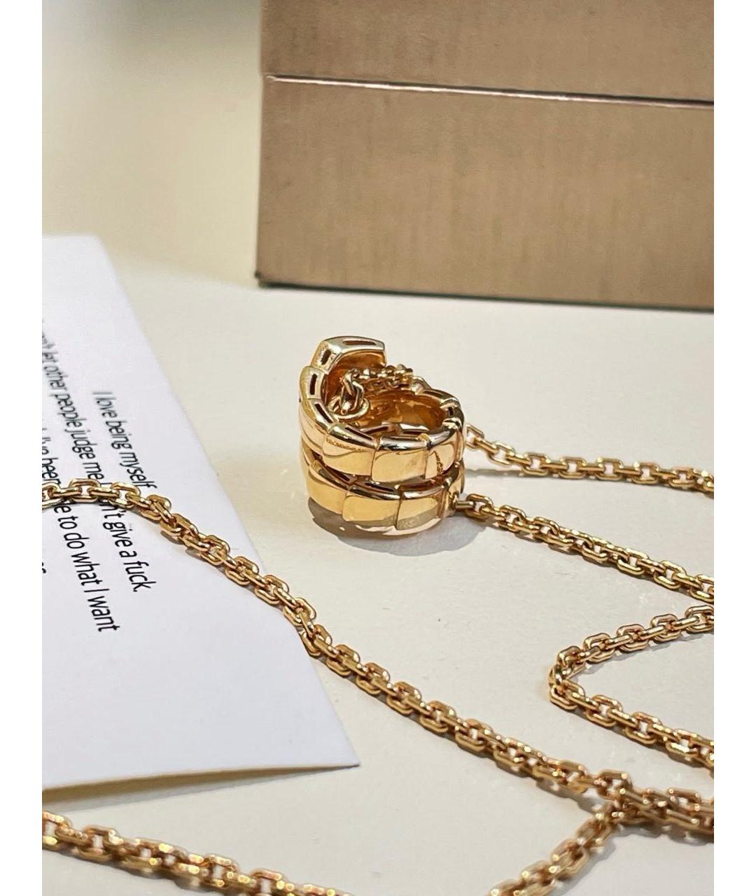 BVLGARI Золотое колье из розового золота, фото 6