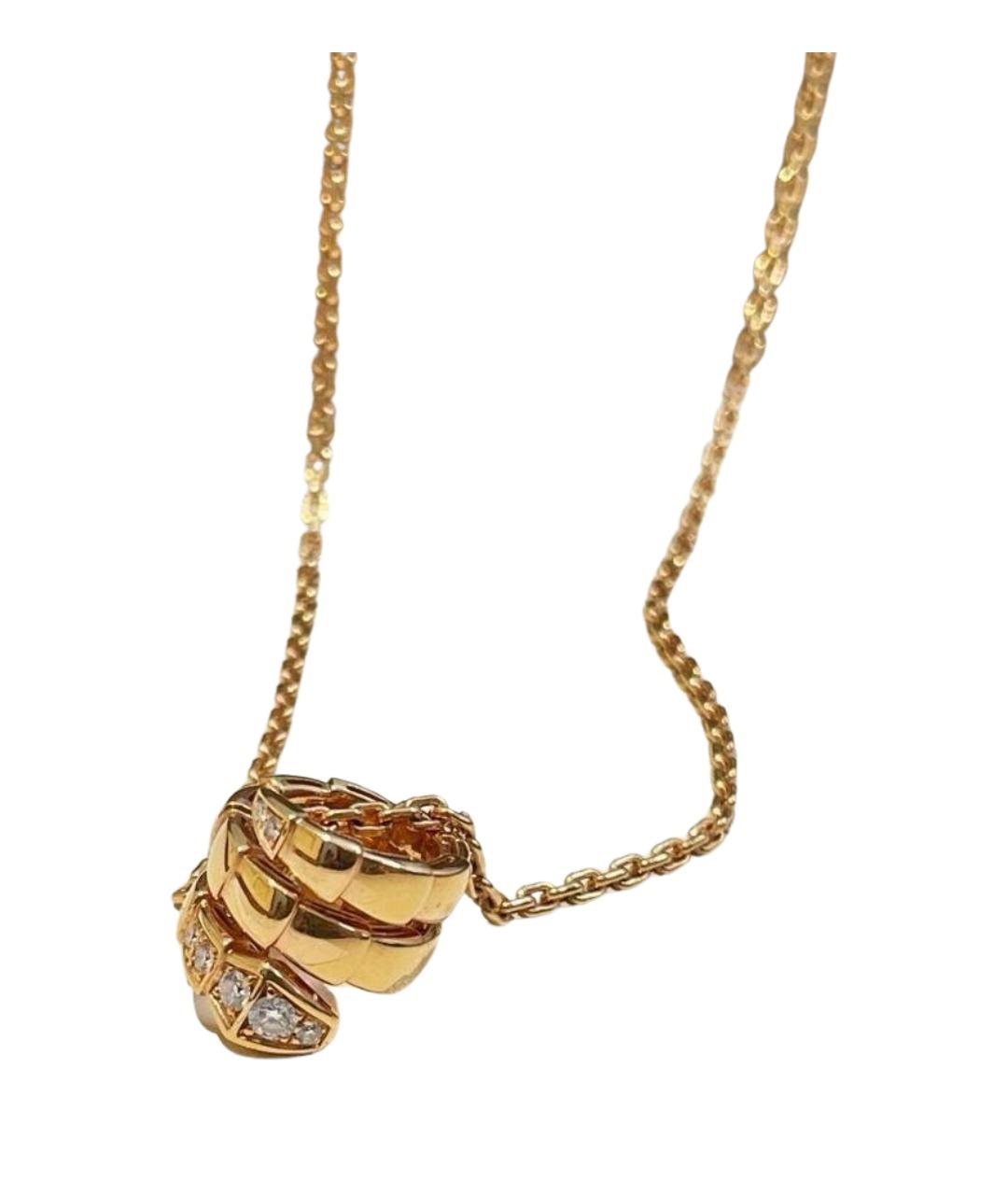 BVLGARI Золотое колье из розового золота, фото 1