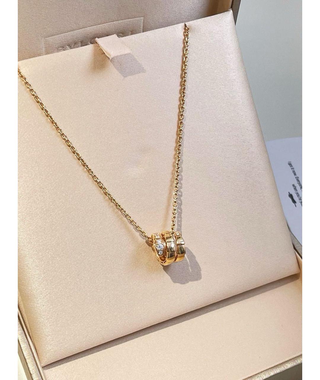 BVLGARI Золотое колье из розового золота, фото 3