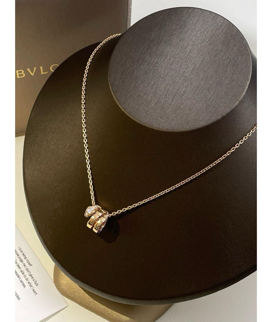 BVLGARI Золотое колье из розового золота, фото 2