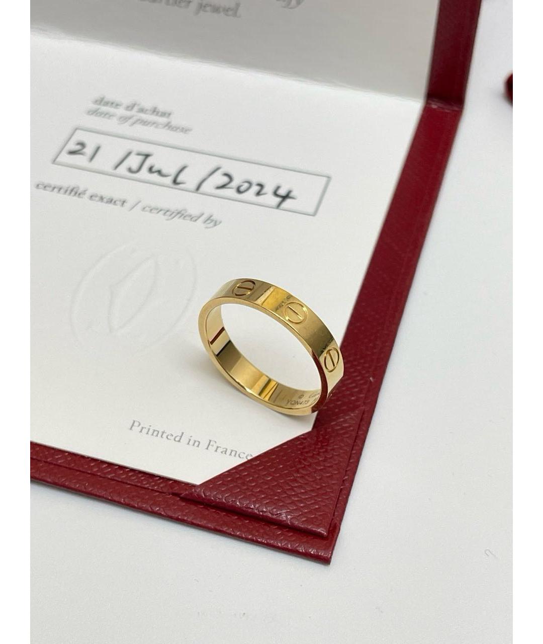CARTIER Золотое кольцо из желтого золота, фото 4