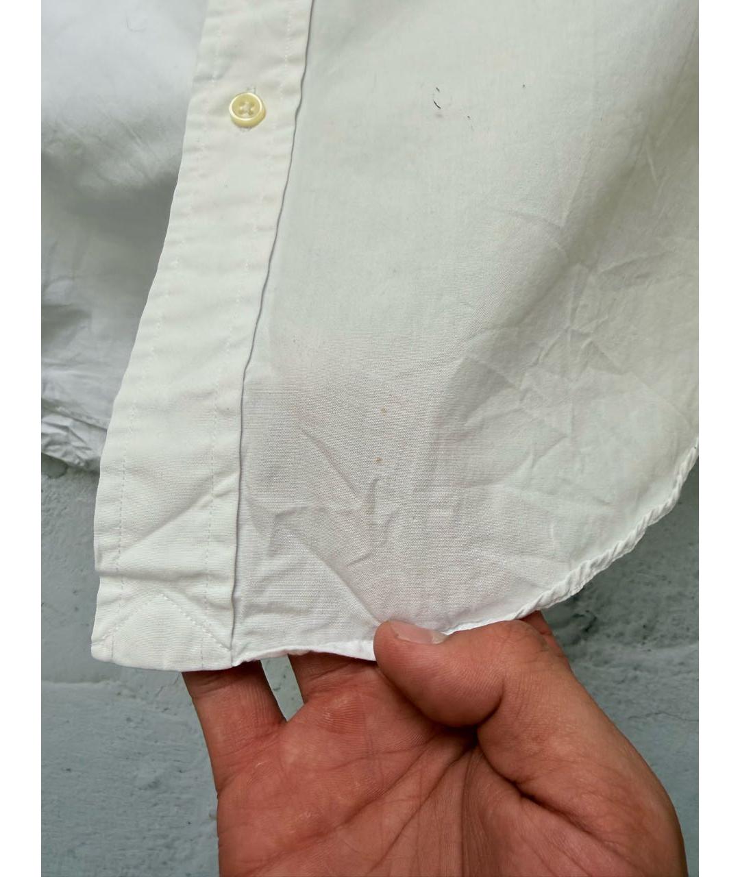 POLO RALPH LAUREN Белая хлопковая классическая рубашка, фото 3
