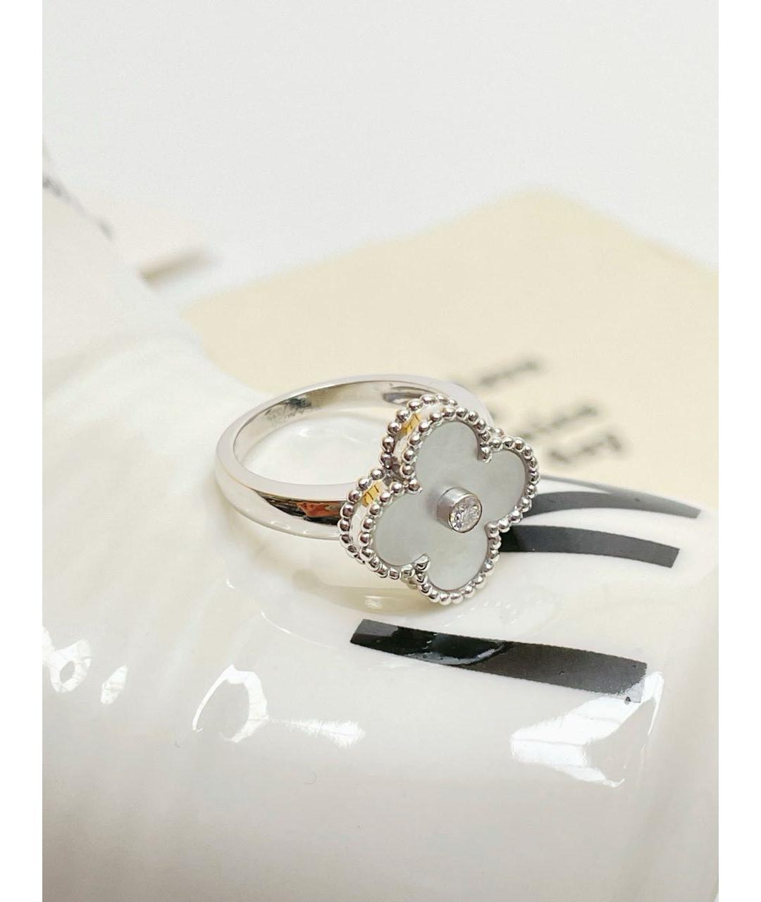 VAN CLEEF & ARPELS Серебряное кольцо из белого золота, фото 5
