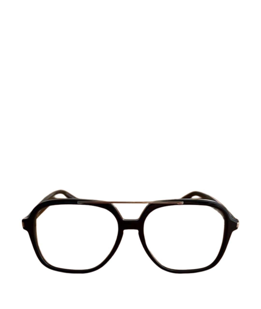 SAINT LAURENT Черные пластиковые солнцезащитные очки, фото 1