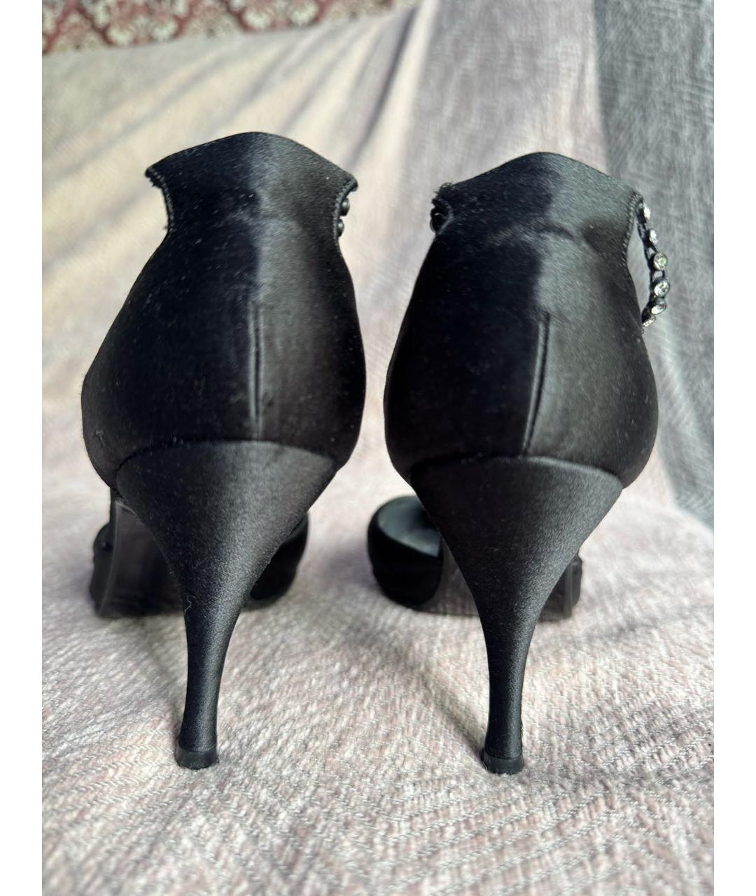 STUART WEITZMAN Черные кожаные туфли, фото 3