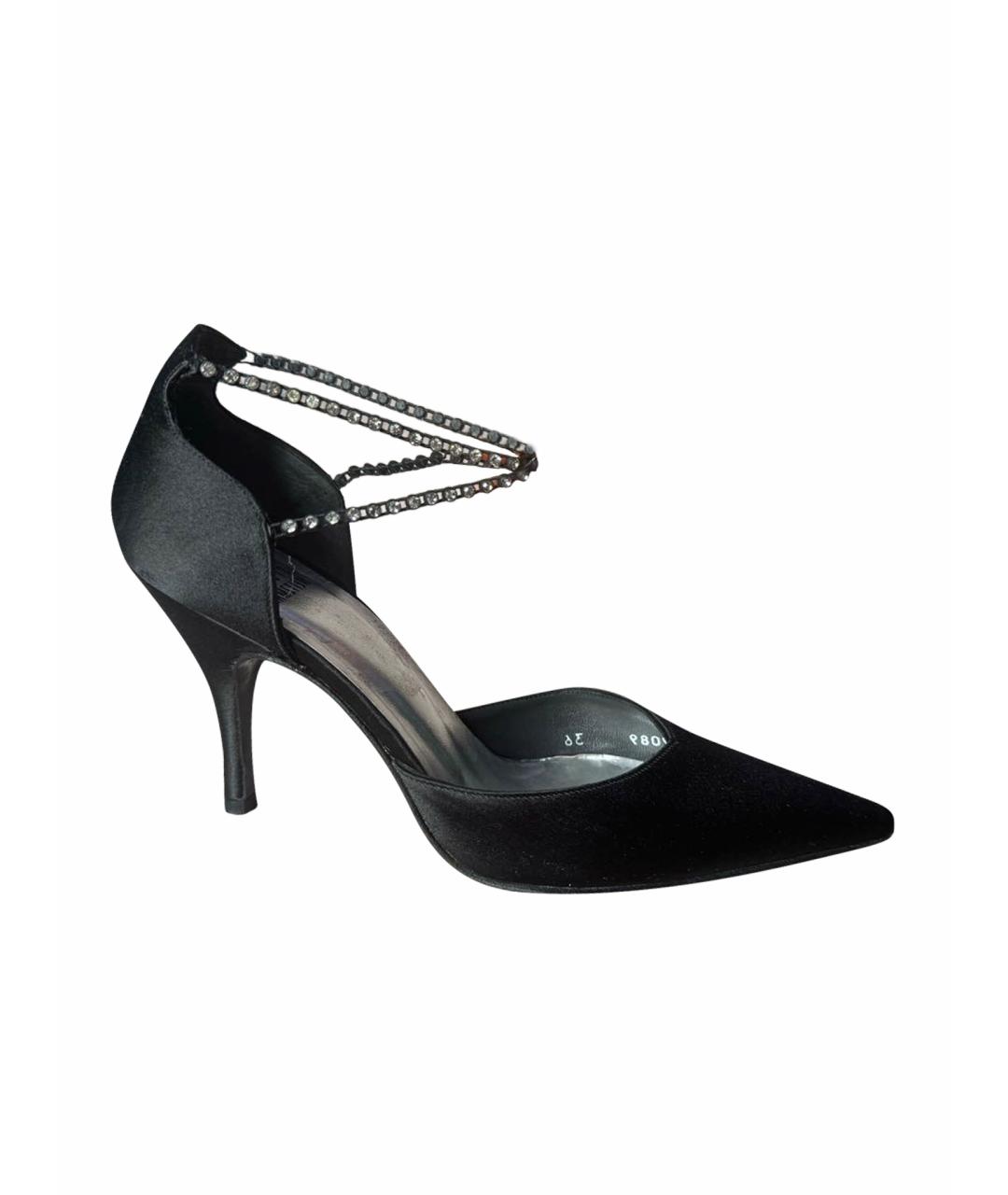 STUART WEITZMAN Черные кожаные туфли, фото 1