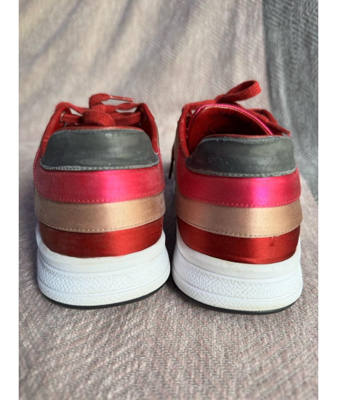 GUCCI Красные кроссовки, фото 4